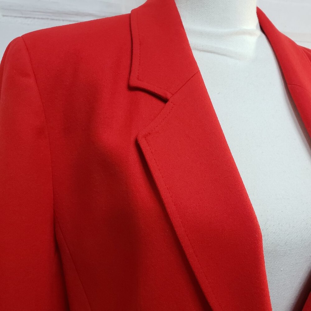 Classy Vintage Bold Red Pendleton Virgin Wool 2 B… - image 2